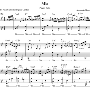 cavidad Cooperación Sí misma Contigo Aprendí – Armando Manzanero – Partitura Piano | Juan Carlos  Rodriguez Cerdan