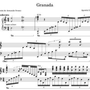 Granada - Partitura Piano