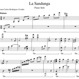 La Sandunga - Partitura Piano