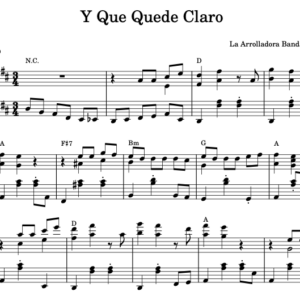 Y Que Quede Claro