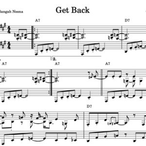Get Back (Versión Sangah Noona) - Partitura