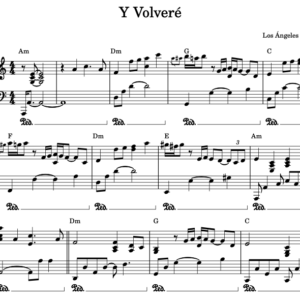 Y Volvere - Partitura Piano